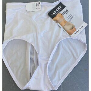 Leonisa Shaper Panty Womens XL White Tummy Control Butt Lifting Compression